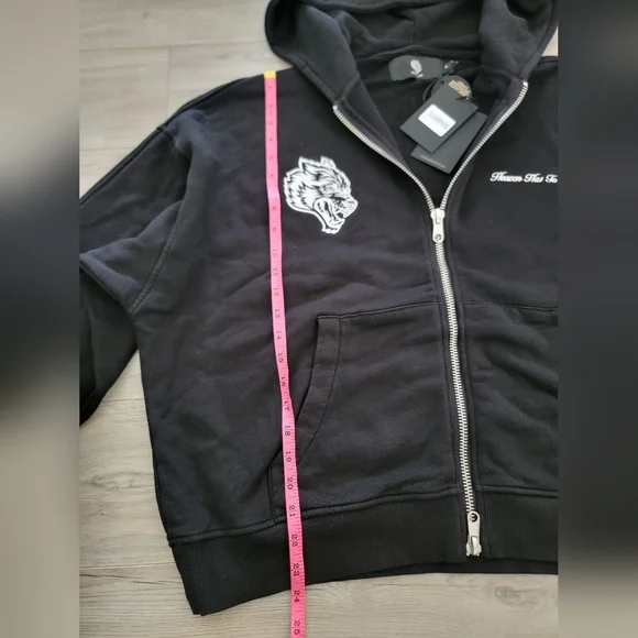 Darc Sport Time Darco Double Zip Hoodie Heaven Has To Wait sz Large - Picture 11 of 11